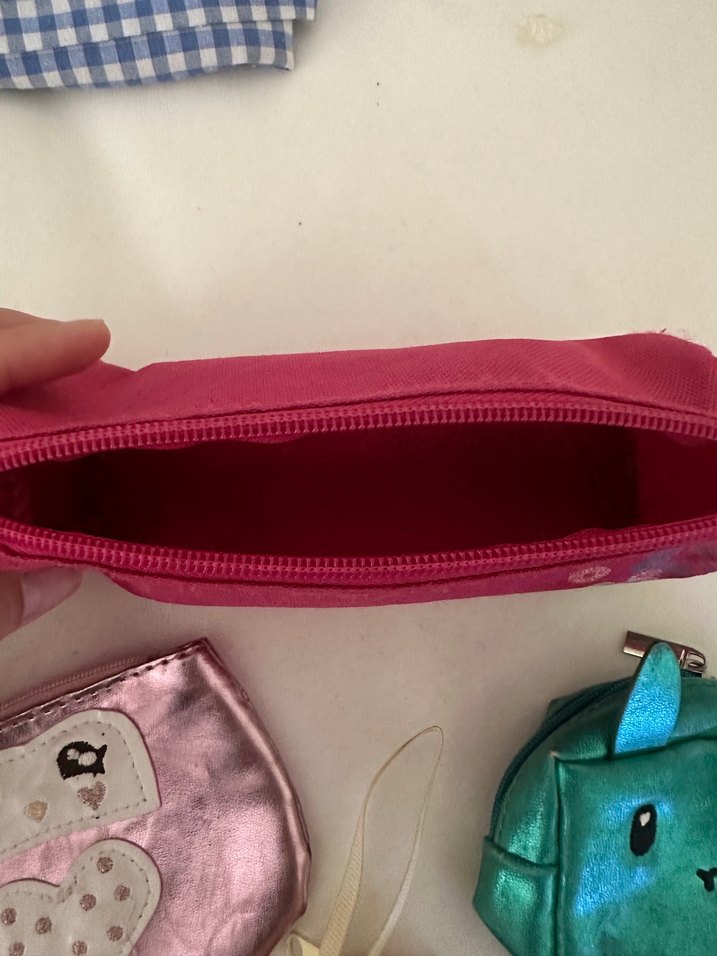 Nakışlı Fermuarlı Pembe Bohem Kalemlik - Görsel 2