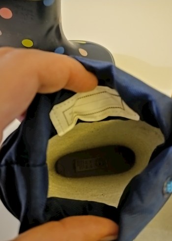 Kız Çocuk Çok Renkli Puantiyeli Lastik Çizme - Görsel 5