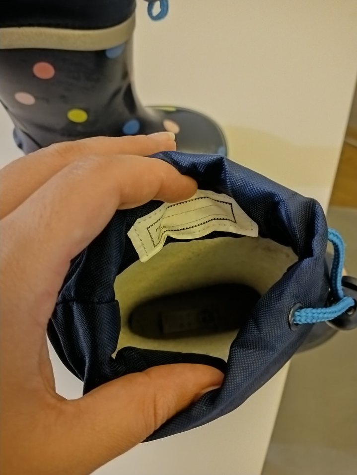 Kız Çocuk Çok Renkli Puantiyeli Lastik Çizme - Görsel 4