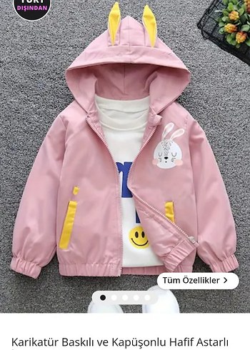 Pembe mevsimlik mont - Görsel 4