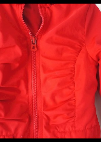 panco kiz bebek kirmizi mont - Görsel 4