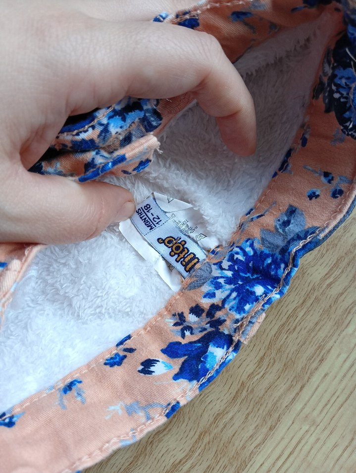 Kız Çocuk Renkli Batik Desenli Bol Kesim Kot Pantolon - Görsel 4