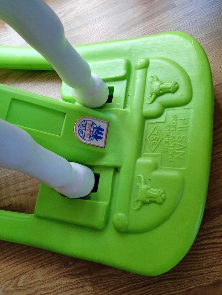 Renkli Sallanan Beyaz At Oyuncak - Görsel 2