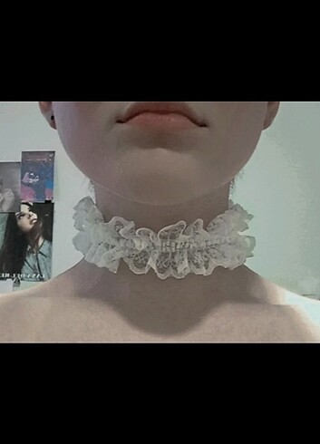 coquette choker kolye
