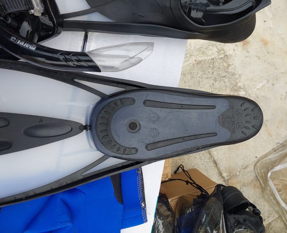 Erkek Siyah Su Ayakkabısı ve Dalış Seti - Görsel 3