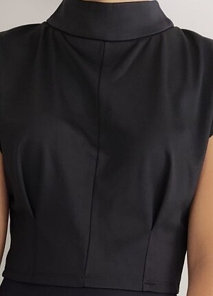 Quzu Bogazlı crop bluz