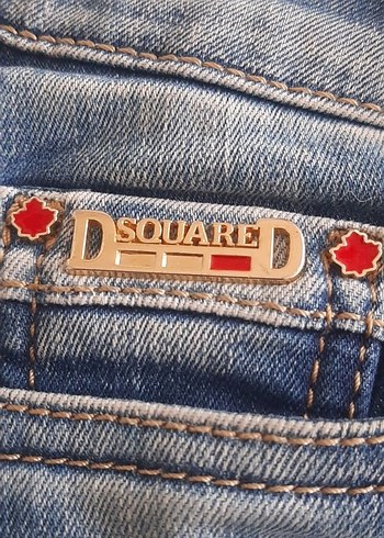 DSquared2 Mavi Nakisli Erkek Kot Pantolon