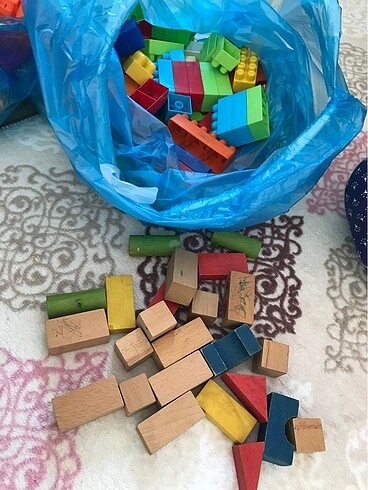Oyuncak lego ahşap lego
