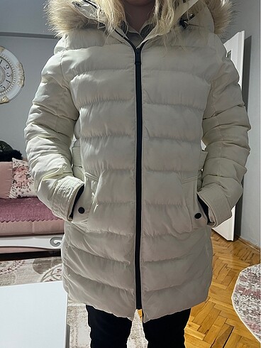 Lcw Waikiki M Beden Krem Rengi Mont