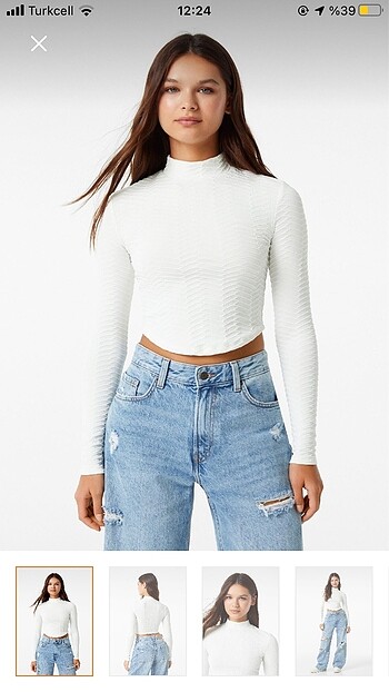 Crop bluz