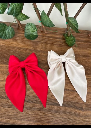 Accessorize Kırmızı saten Fiyonk Saç Aksesuarı