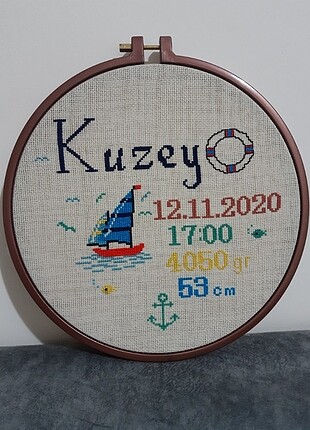 s/m Beden Kanaviçe kasnak pano
