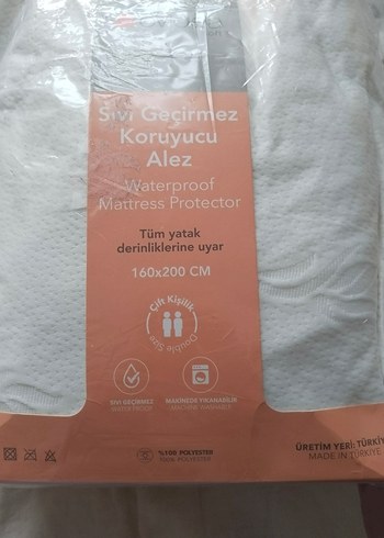 160x200 CM Su Geçirmez Alez Koruyucu - Görsel 2