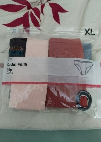 Pastel Renkli Fitilli Mini Kadın Külot Seti - Görsel 2