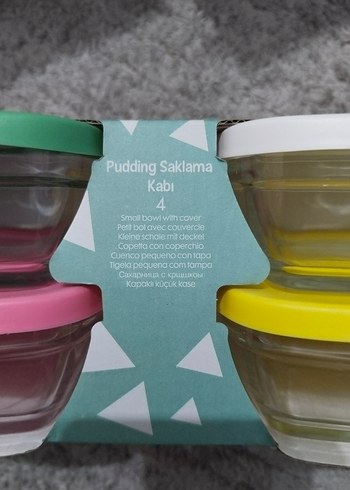 4'lü Pastel Renkli Cam Saklama Kabı Seti - Görsel 4