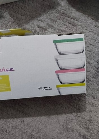 4'lü Pastel Renkli Cam Saklama Kabı Seti - Görsel 6