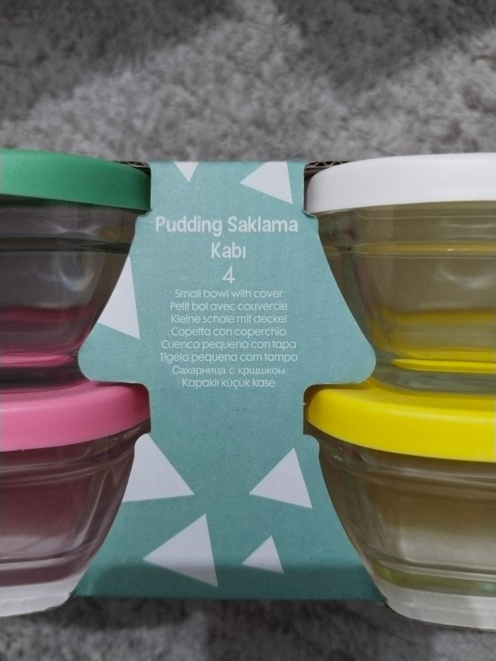 4'lü Pastel Renkli Cam Saklama Kabı Seti - Görsel 4