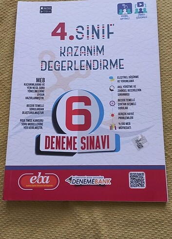 4. Sınıf 6 deneme sınavı 