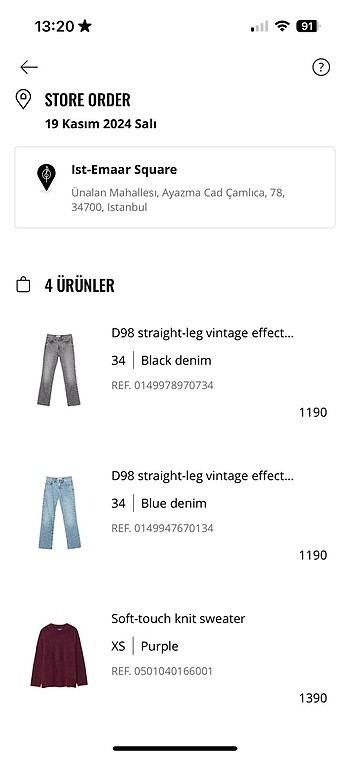 Stradivarius Stradivarius D98 Jean