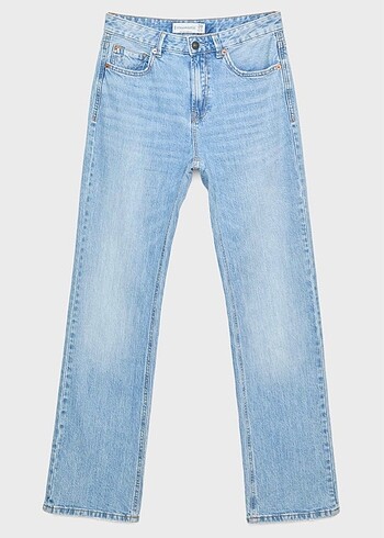 34 Beden mavi Renk Stradivarius D98 Jean
