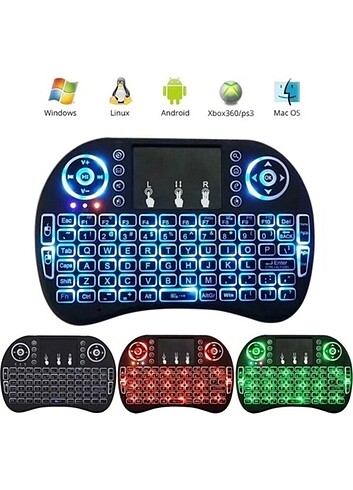 Hello HL-19485 Kablosuz Mini Klavye+
Touchpad Dokunmatik Mouse - Görsel 2