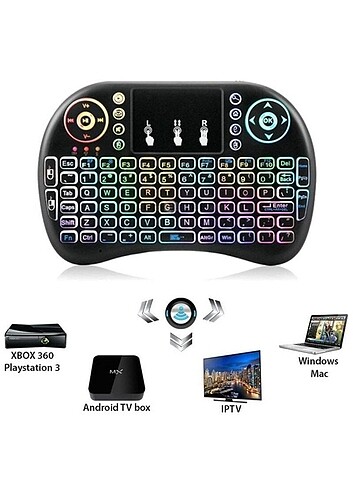 Hello HL-19485 Kablosuz Mini Klavye+
Touchpad Dokunmatik Mouse - Görsel 4