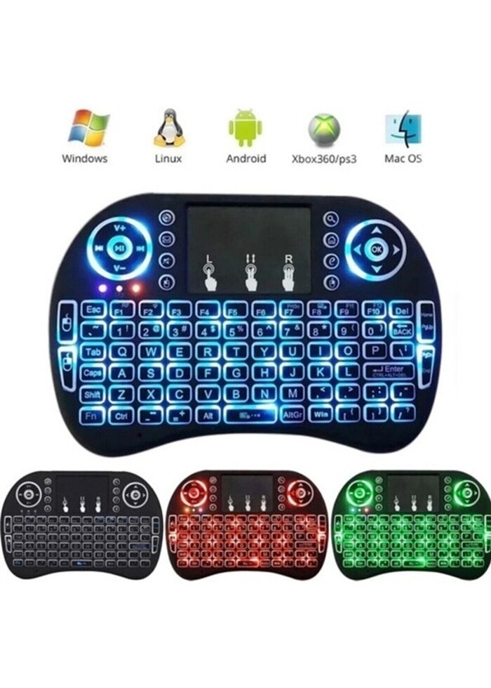 Hello HL-19485 Kablosuz Mini Klavye+
Touchpad Dokunmatik Mouse - Görsel 2