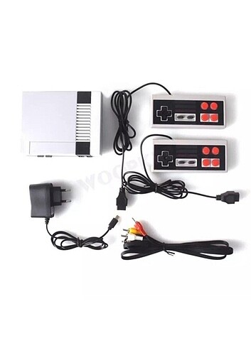  Beden RETRO 620 OYUNLU NOSTALJİ TV ATARİ OYUN KONSOLU 2 KOLLU SET Re