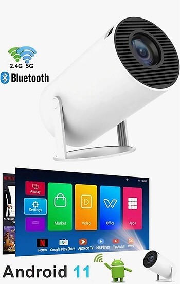 Projeksiyon Cihazı Taşınabilir Sinema Projeksiyon 720P Ev Sinema