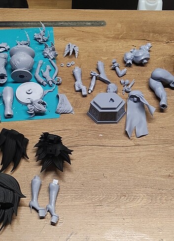3d Baskı Boyasız Figürler, sipariştir.