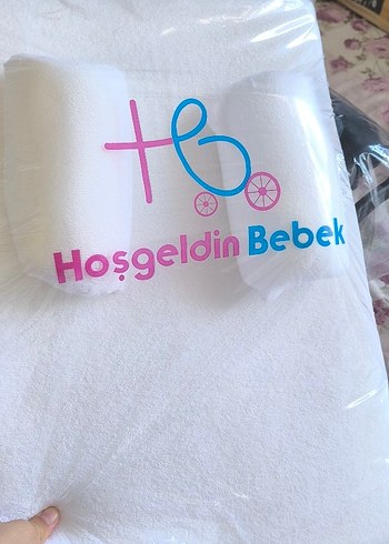 Beyaz Bebek Yatağı ve Minderi - Görsel 3