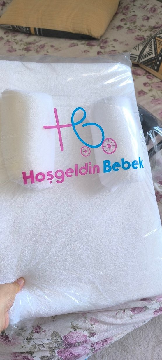 Beyaz Bebek Yatağı ve Minderi - Görsel 3