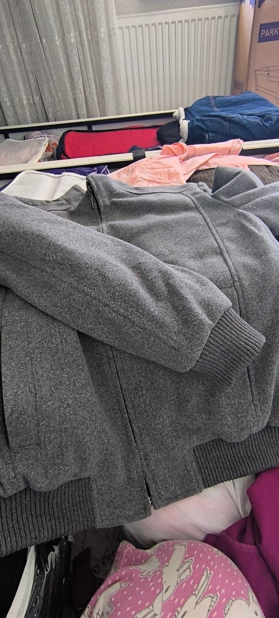 Gri Fermuarlı Erkek Sweatshirt - Görsel 2