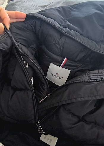 Moncler Siyah Fermuarlı Erkek Mont - Görsel 5