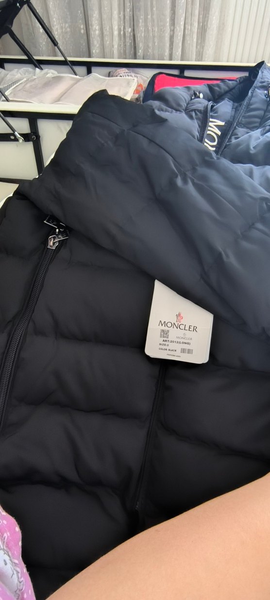 Moncler Siyah Fermuarlı Erkek Mont - Görsel 2