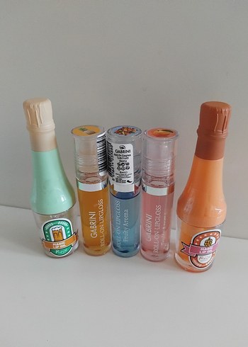 Pastel Renkli Çoklu Dudak Parlatıcısı - Görsel 2