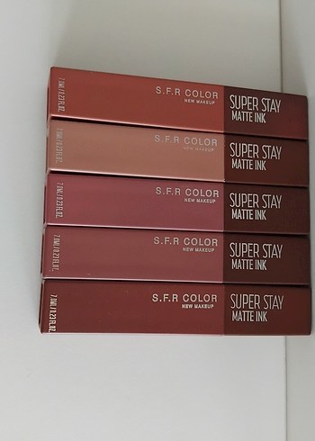 S.F.R Color Super Stay Matte Ink Ruj - Görsel 2