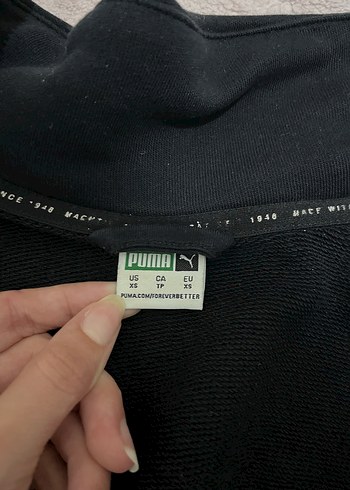 xs Beden siyah Renk Puma hırka