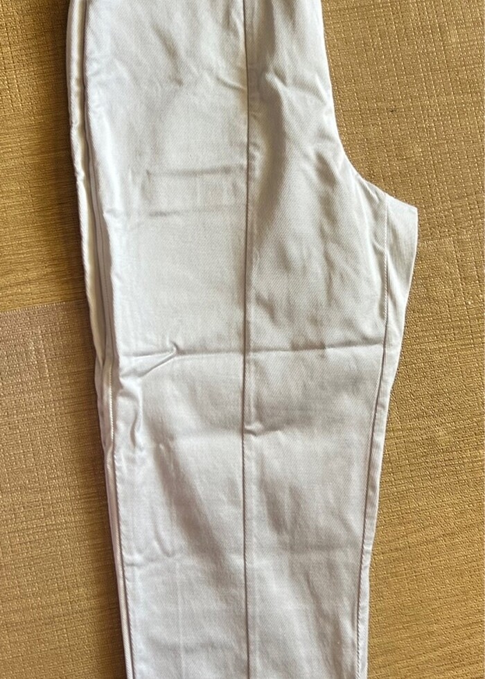 Gümüş rengi havuç pantolon - Görsel 3