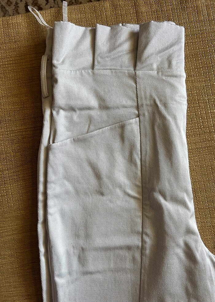 Gümüş rengi havuç pantolon - Görsel 2