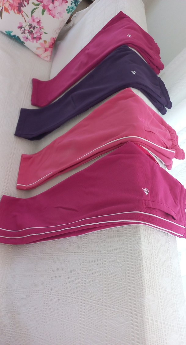 Pembe Mor kız çocuk Dunlop Eşofman - Görsel 4