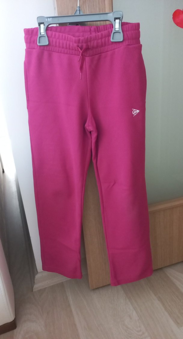 Pembe Mor kız çocuk Dunlop Eşofman - Görsel 2