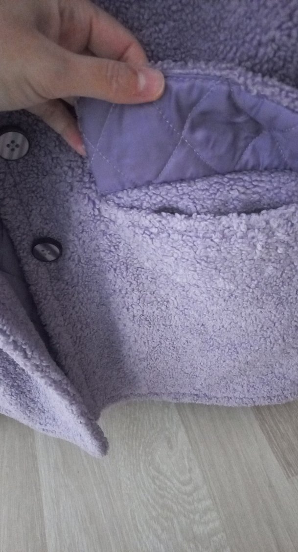 Panço marka kız çocuk peluş kaban 10-11 yaş - Görsel 3