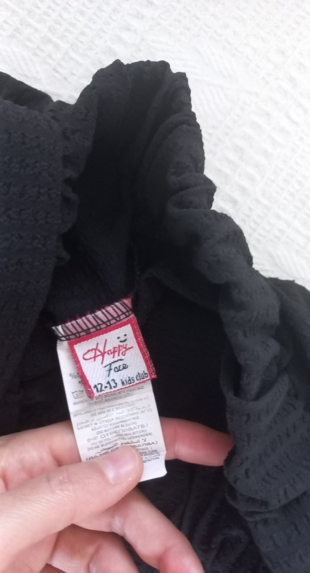 Siyah krep Kumaş kız çocuk Pantolon 12-13yaş - Görsel 5