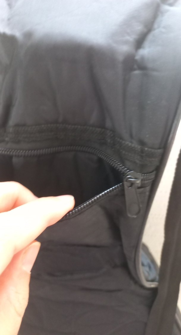 Siyah Fermuarlı Ud Çantası - Görsel 5