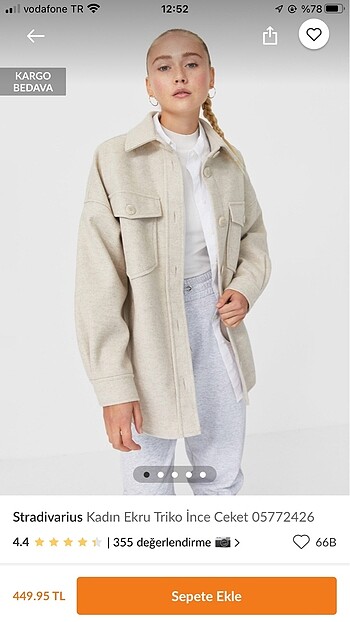 Stradivarius triko ceket