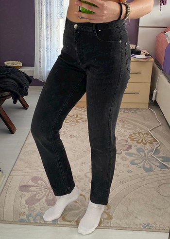 Siyah Kot Pantolon - Görsel 2