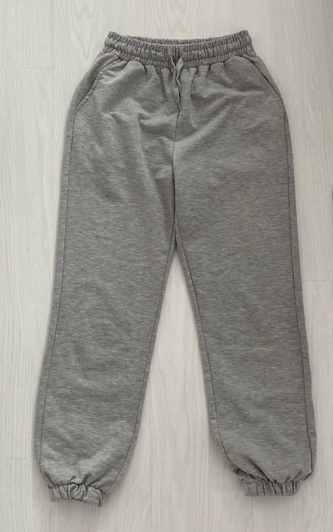 Gri Kadın Rahat Kesim Eşofman Altı - Görsel 4