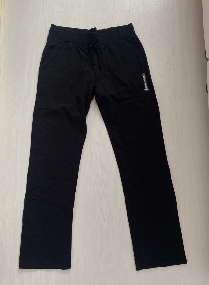 Siyah Kadın Düşükbel Eşofman altı y2k - Görsel 3