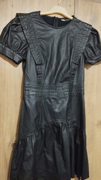 Zara Zara mini deri elbise